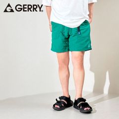 GERRY 水陸両用 ナイロン ショートパンツ メンズ 短い 速乾 バギーズショーツ クライミングショートパンツ ハーフパンツ アウトドア ショーツ ブルー グリーン 青 緑 M L LL XL エメラルドグリーン 078600