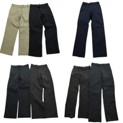 古着卸 まとめ売り ディッキーズ Dickies 874 ワーク パンツ 7枚セット (メンズ 30 /31 ) チノパン ブラック ネイビー 中古 古着 NB1584