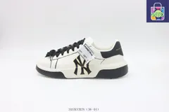 【今日WTO】MLB エムエルビー ニューヨークヤンキーズ オールドスクールシューズ ホワイトブラック 3ASXCCB3N-WTO輸入2-CS03