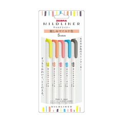 マイルドライナー 親しみマイルド 5色セット