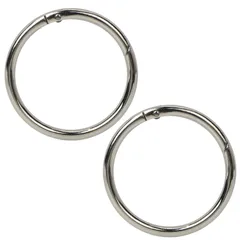 【数量限定】MagZen 丸型カラビナ 50mm サークルカラビナ フック キーホルダー 丸カン キーリング