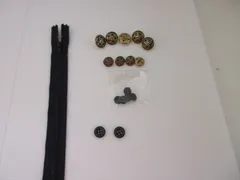 新品　標準、学生服、ズボン、ボタンセット