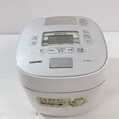 TOSHIBA 圧力IH炊飯器 ホワイト　ジャンク品 Amazon | RC-10VST-W(グランホワイト) 炎匠炊き 真空圧力IH