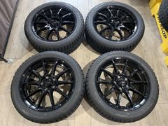 【2504044】スタッドレス G-SPEED 17インチ 7J +48 PCD114.3 5H + TOYO 215/50R17 2020年 8mm ノア ヴォクシー エスクァイア ステップワゴン プリウスα インプレッサ レヴォーグ 等