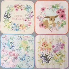 【中古】雑貨 全4種セット アートタオル 「一番くじ Pokemon EIEVUI＆Floral Candy」 F賞