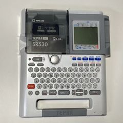 【電池にて印刷確認済み 　現状品】KING JIM SR530 ラベルライター  テプラ PRO　本体のみ4