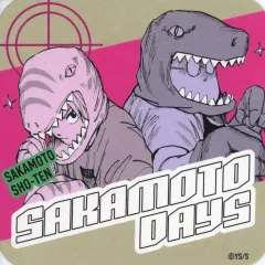 【中古】コースター 坂本太郎＆朝倉シン(恐竜の着ぐるみ) 「SAKAMOTO DAYS アートコースター 第1弾」