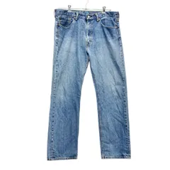 Levi's 505 デニムパンツ W36 アイスブルー リーバイス ジップフライ ジーンズ メキシコ製 古着卸 アメリカ仕入 2509-627