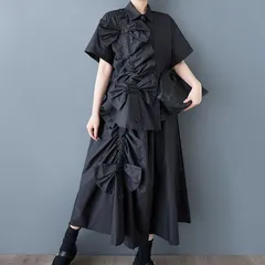 センソユニコ 慈雨 ロングチュニック ☆美品 ワンピース 黒 総柄(織地) 2025年最新】慈雨 ワンピの人気アイテム - メルカリ