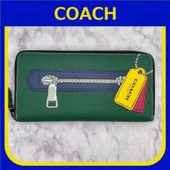 COACH コーチ アコーディオン ウォレット・トロンプルイユ プリント