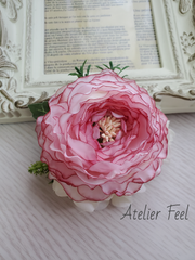結婚式　フォーマル　コサージュ　ハンドメイド　卒業式　入学式　ミルフィーユ