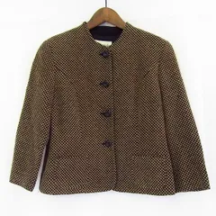 【極美品】★jun ashida　ノーカラー　総柄　シルクジャケット　Ｌ SHIPS（シップス） ジャケット ノーカラージャケット 「接触冷感