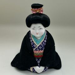 【商品番号MS-OFUKU-1】木目込み人形　お福さん　高さ　約１７ｃｍ