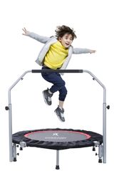 大特価♥️トランポリン 手すり付き 5段階調整 大型102CM 耐荷重150KG