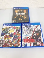 ＃【まとめ売り】SONY PlayStation4 PS4 ソフト　コールオブデューティブラックオプス4 スーパーボンバーマンR キルラキル ザ<!-利用不可文字-!>ゲーム-異布-