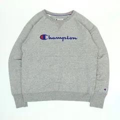 【最終値下げ SALE】Champion 【AUTHENTIC ATHLETICWEAR】 チャンピオン ロゴトレーナー ワンポイント スウェット グレー L　B202507