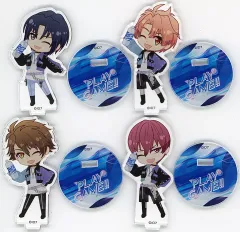 【中古】アクリルスタンド・アクリルパネル 全4種セット 「アイドリッシュセブン ぷちななアクリルスタンドコレクション PLAY GAME!!」