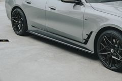 【FUTURE DESIGN 正規品】BMW 4シリーズ i4 Mスポーツ サイドスカート スポイラー 本物DryCarbon ドライカーボン エアロ カスタム