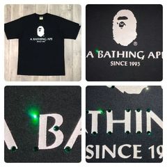 グリーン スワロフスキー BAPE LOGO Tシャツ Mサイズ black a bathing ape エイプ ベイプ swarovski ラインストーン アベイシングエイプ