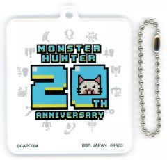 [중고]키 홀더 아이루(20주년 기념·도트 그림풍) 아크릴 매력 컬렉션 [이치 반 쿠지 몬스터 헌터 20th Anniversary] E상