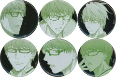 【中古】バッジ・ビンズ 全6種セット 「黒子のバスケ 15th ANNIVERSARY EXHIBITION 緑間がいっぱいキャラバッジコレクション」