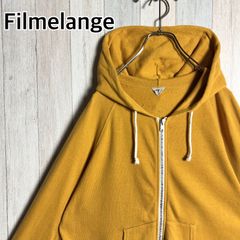 日本製 FILMELANGE フィルメランジェ スウェットパーカー フルジップ  イエロー 4