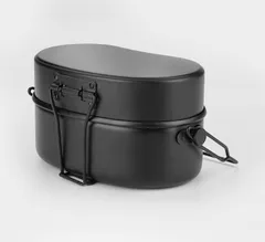 陸上自衛隊 1型戦闘飯盒　桜Qマーク　官給品　1956年製 ビンテージ　美品 陸上自衛隊 1型戦闘飯盒 桜Qマーク 官給品 1956年製 ビンテージ 美品