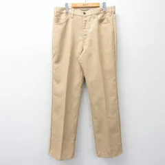 W36/古着 リーバイス Levis パンツ メンズ 80s タロン ベージュ カーキ 25oct14 中古 ボトムス ロング
