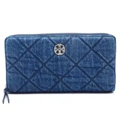 トリーバーチ 財布 長財布 TORY BURCH ウィラ デニム キルティング ジップアランド 163014 0325 426 (デニム) アウトレット レディース