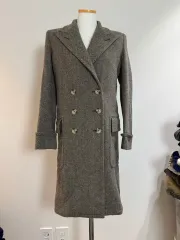 【美品】ポロラルフローレン ヘリンボーン ロングコート ウール ベルト グレー へリンボーン コート | ラルフ ローレン公式オンラインストア