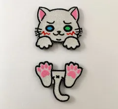 サバゲーパッチ にとろんぱっち はさみねこ