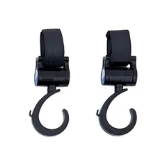 【OFT】 ペットカートファーストクラス 《 専用 》フック 2本セット ハンドル部分に装着 耐荷重4Kg 頑丈・しっかり荷物をキープ・便利で使いやすい 0