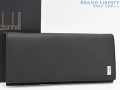 【未使用】ダンヒル　dunhill　サイドカー　二つ折り長財布　ブラック　カーフレザー　20R2P12PC001R