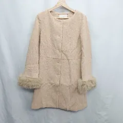 ■ ⊇ PROPORTION BODY DRESSING 長袖 ノーカラーコート サイズ3 ベージュ系 レディース E  【1410290029695】