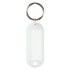 （まとめ買い）コクヨ キーホルダー型名札 両面表示用 白 10個パック ナフ-210WX10 【×3セット】