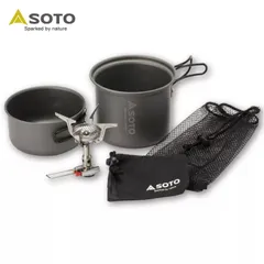 新品未使用/Soto アミカスクッカーコンボセット/ウィンドマスター同等品/ソロ SOTO SOTO（新富士バーナー）アミカス クッカーコンボ SOD-320CC