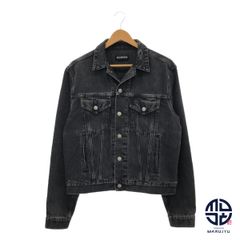BALENCIAGA ダメージ加工デニムジャケット 48 BALENCIAGA Bomber