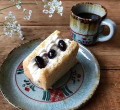 丹波篠山の黒豆シフォンケーキ　6個入