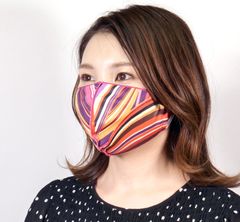 ハンドメイド！ダンスにも最適！　スポーツ＆レジャーマスク　日本製　サイケテリック