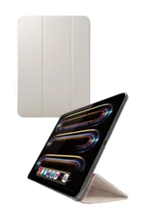 3)ケース エレコム ipad pro 11インチ (M4) 2024年モデル ケース 背面クリア 変えられる2つのスタンド角度 傷や汚れが付きにくいソフトレザー グレージュ TB-A24PMWVGB
