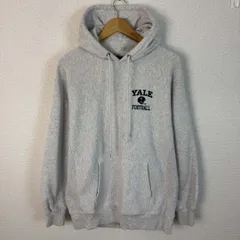 YALE イェール大学 カレッジロゴ スウェットパーカー ライトグレー X-LARGEサイズ メンズ 古着 アメカジ