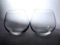 【ボヘミアグラス】　ペア・ワインタンブラー　クリスタルグラス　新品