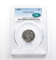 PR67 1937年 インディアンヘッド バッファロー ニッケル CAC PCGS 
