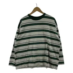 JOURNAL STANDARD relume ジャーナルスタンダード　レリューム ボーダー長袖Ｔシャツ sizeF/アイボリー×グリーン