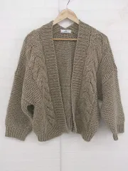 ◇ Sonny Label サニーレーベル URBAN RESEARCH 長袖 ニット カーディガン サイズF ベージュ系 レディース P  【1305250004051】