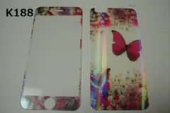 iPhone SE3 SE2 iPhone6／6s／7／8　4.7インチ 銀ラメ 表裏セット 9H 0.26mm 強化ガラス 液晶保護フィルム 2.5D K188