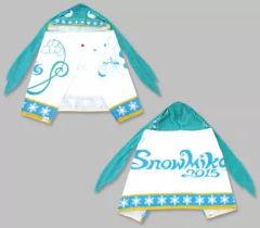 [중고]타월· 수건 (캐릭터) 스노우 미쿠 2015 트윈 테푸드타월 Snow Bell ver. [SNOW MIKU 2015]
