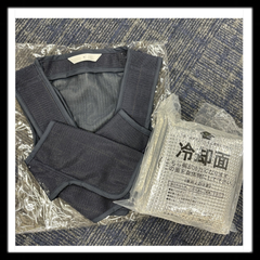 【新品未使用】D060　 冷却べスト　アイスパック3個付き　(送料込)  Mサイズ