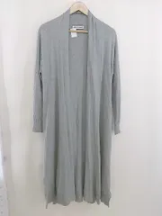 ◇ B:MING LIFE STORE by BEAMS 長袖 ロング ニット カーディガン グレー系 レディース  【中古】 【1207040004671】