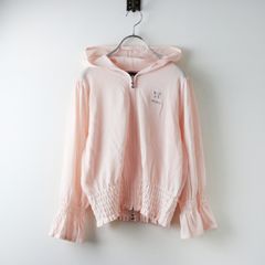 美品 2025SS エムズグレイシー M'S GRACY ロゴ刺繍ペーパーニット